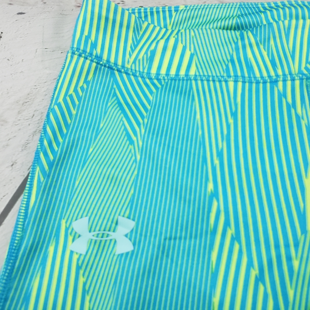 Under Armour Pants Size Large Youth Girls Leggings - Picture 3 of 6